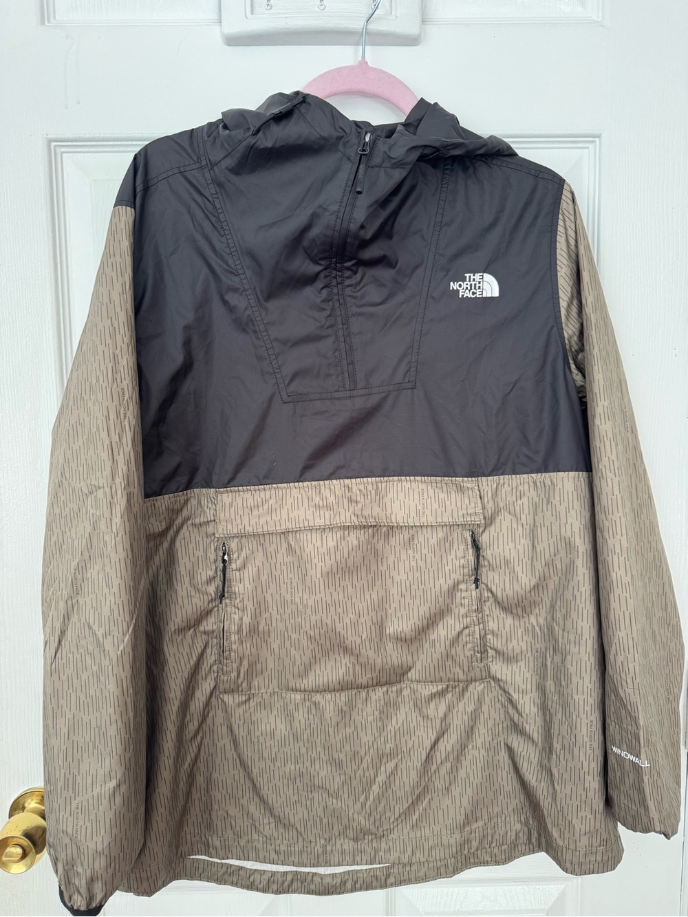 The North Face Women’s WINDWALL Windbreaker Jacket - Black & Olive Size Lrg NWOT
